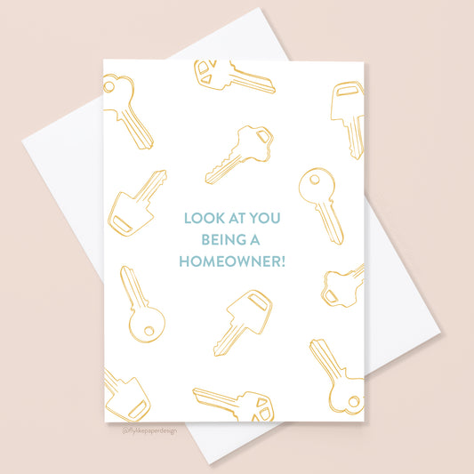 Homeowner Keys Card