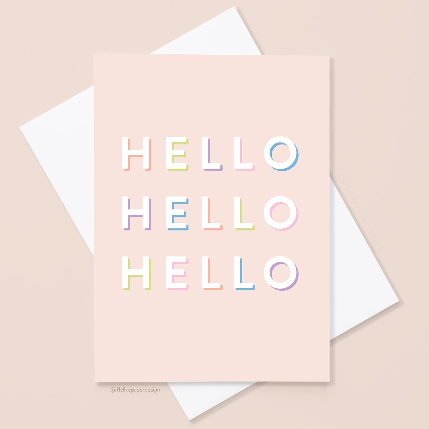 Hello Hello Hello Card