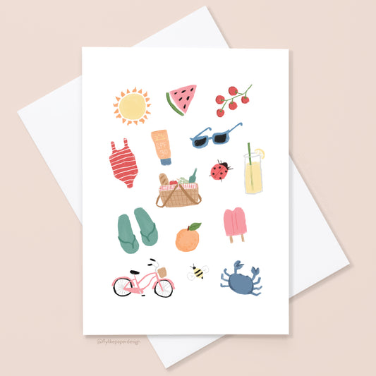 Summer Icons Card