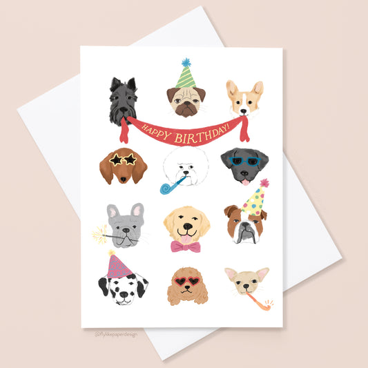 Dogs Birthday Card