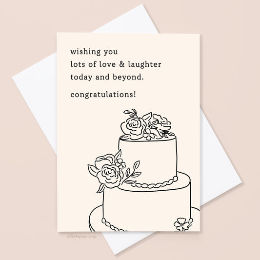 Wedding Cake Card