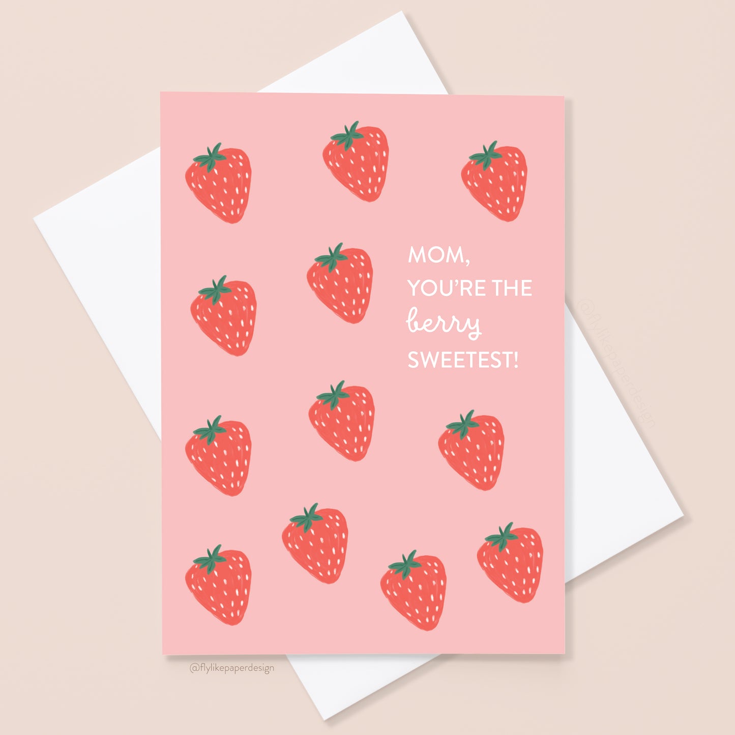 Strawberry Mother's Day Card