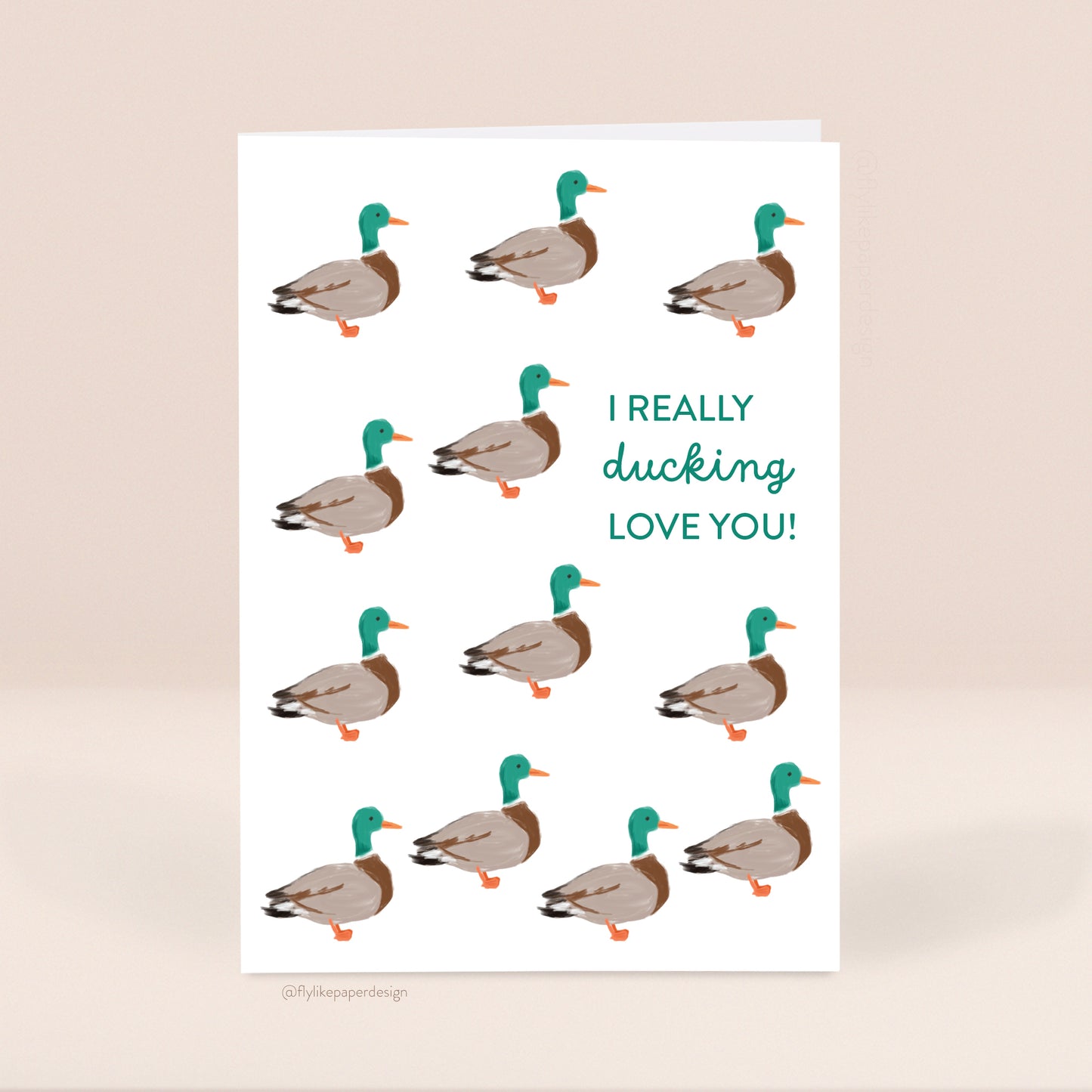 Love You So Ducking Much Card