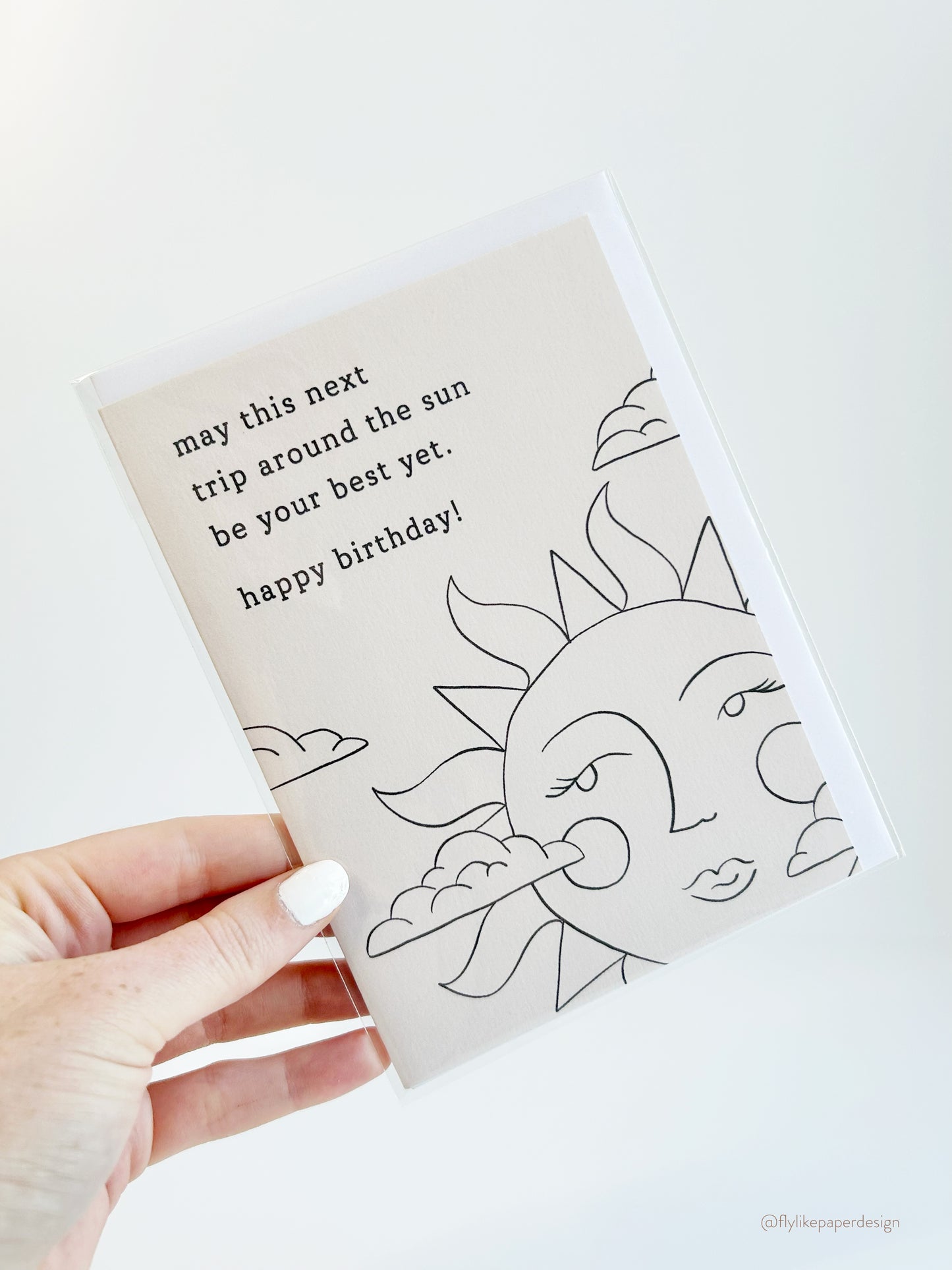 Trip Around the Sun Birthday Card