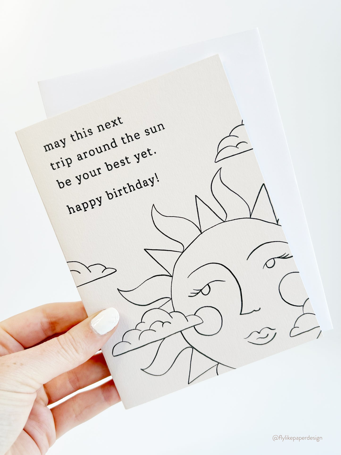 Trip Around the Sun Birthday Card