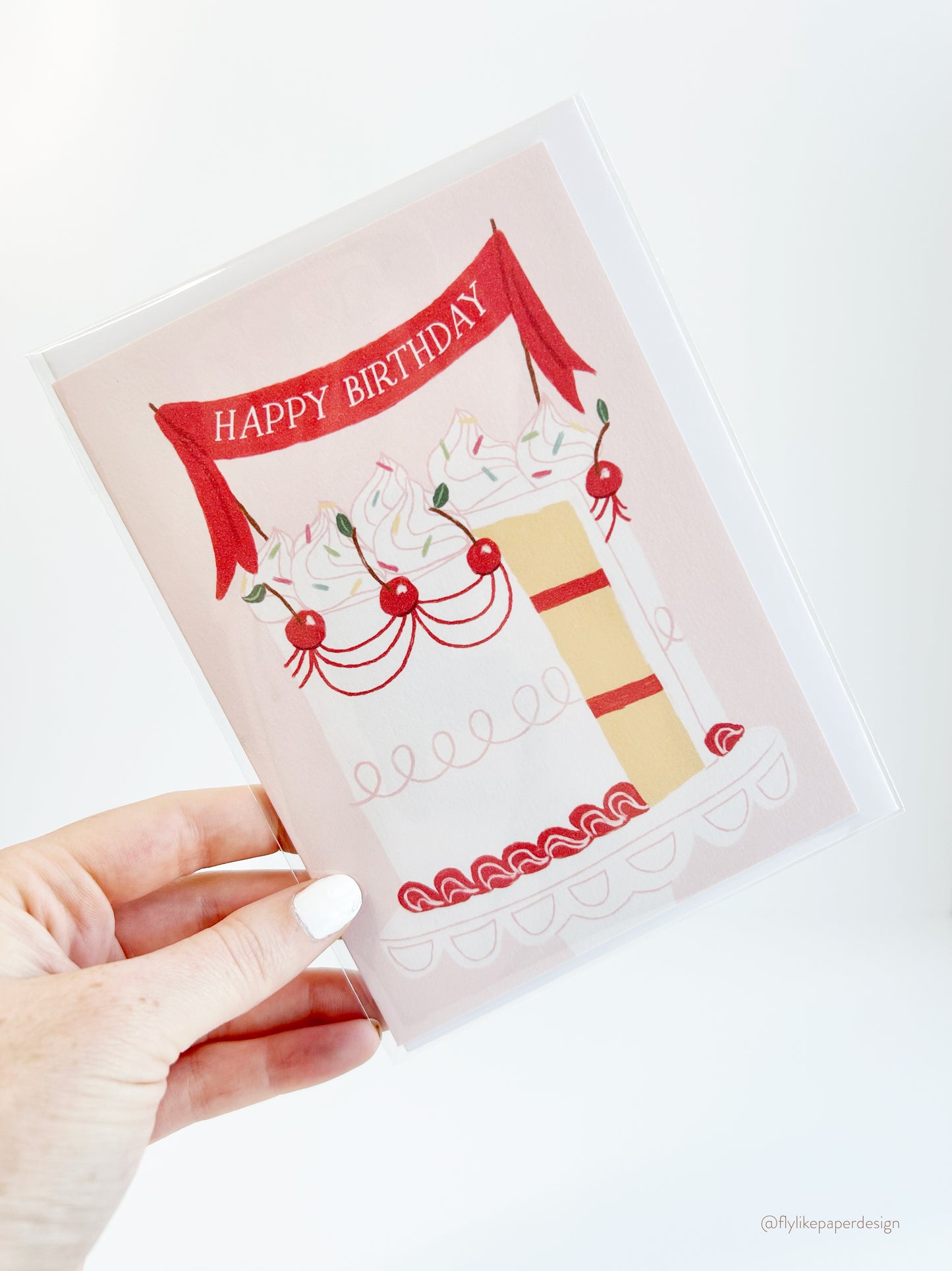 Happy Birthday Cake Card