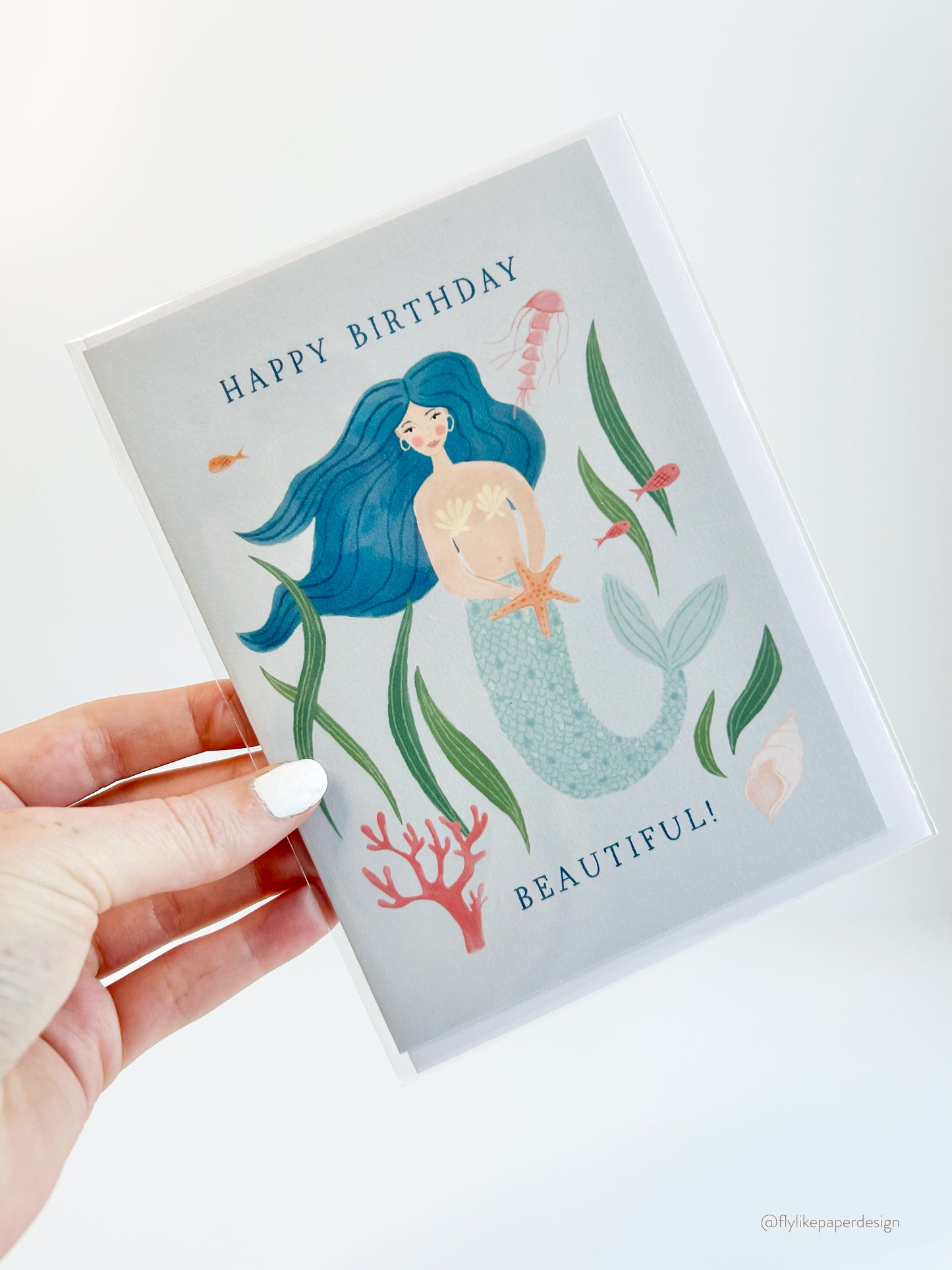 Mermaid Birthday Card