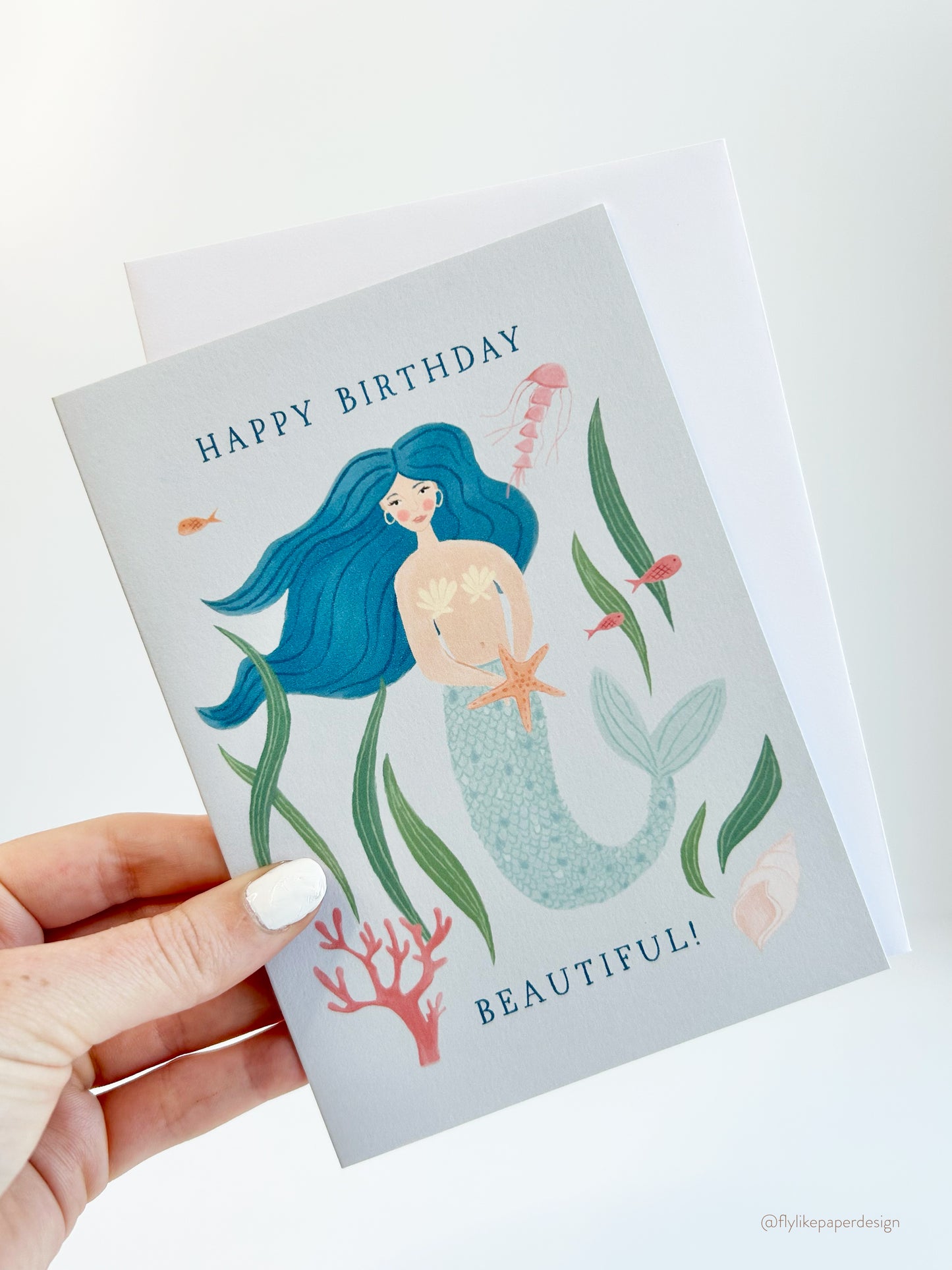 Mermaid Birthday Card