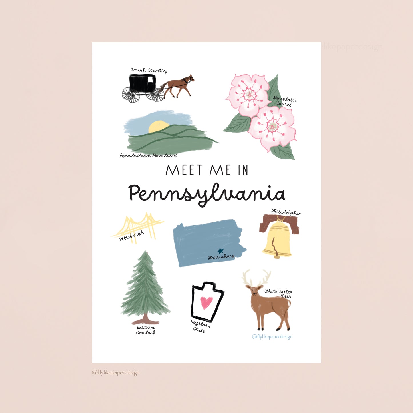 Meet Me in Pennsylvania Print