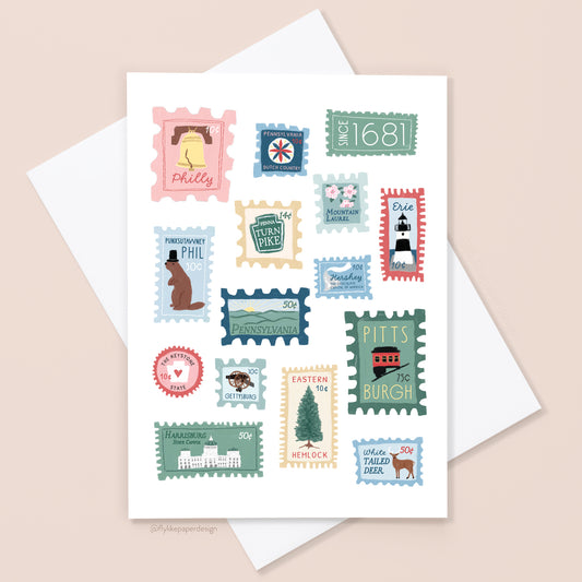 Pennsylvania Stamps Card