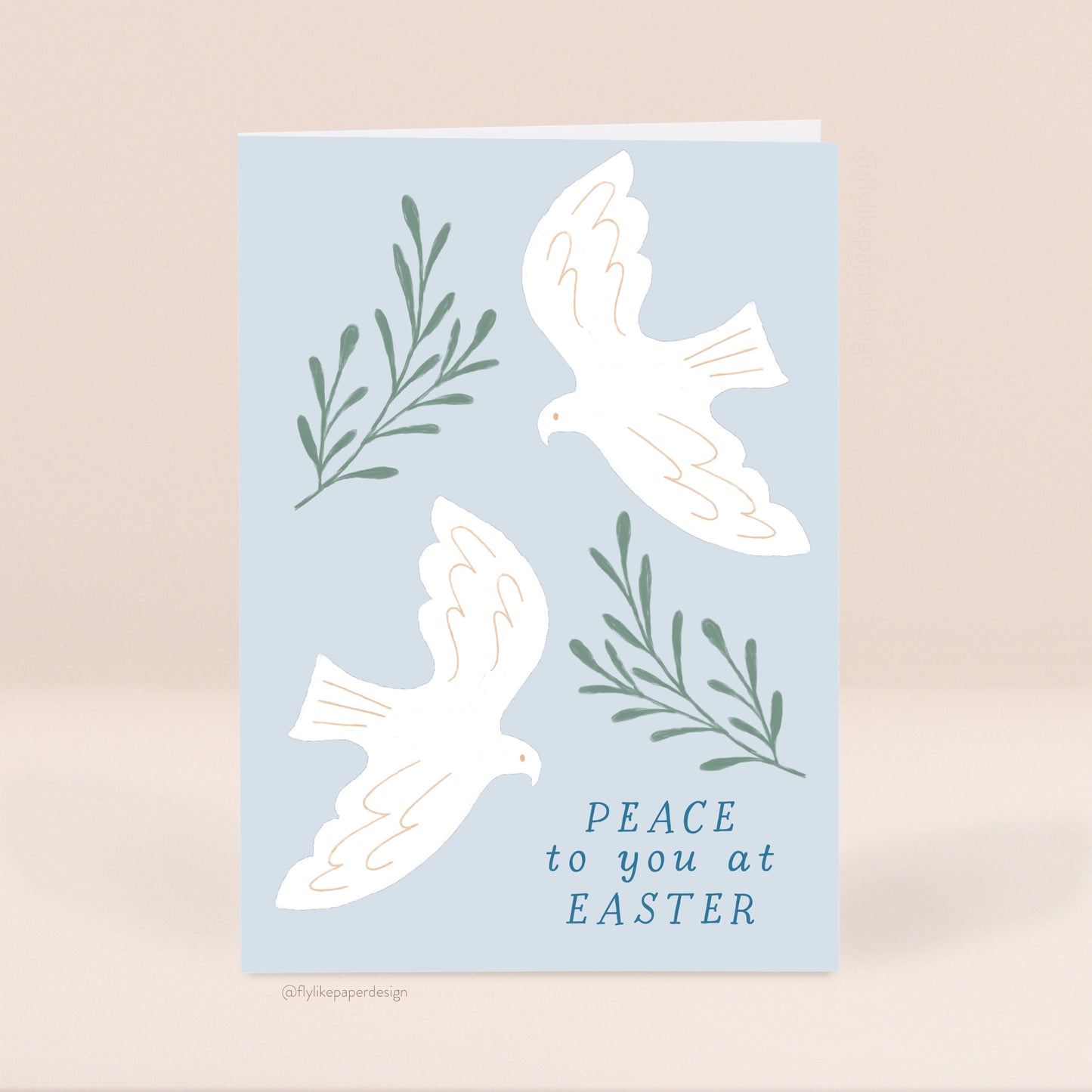 Peace Doves Easter Card