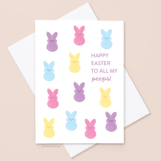 My Peeps Easter Card