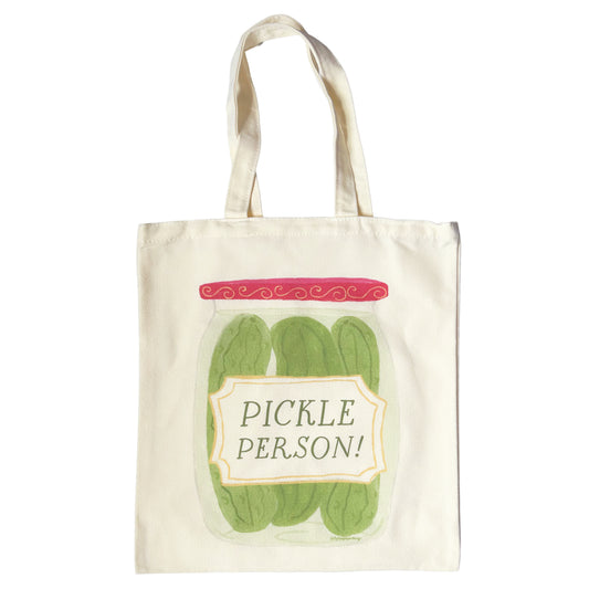Pickle Person Tote Bag