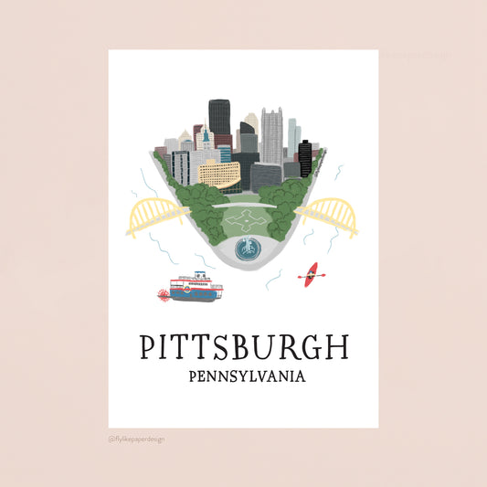 Pittsburgh Point Art Print