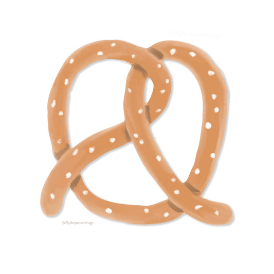 Pretzel Sticker
