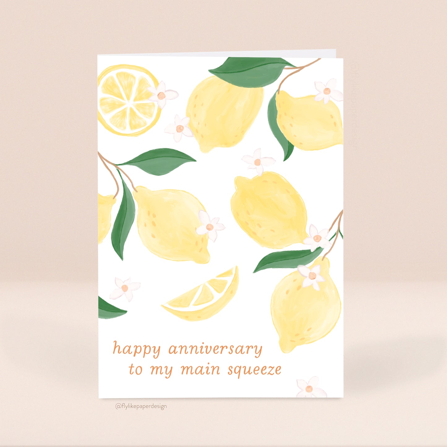 Lemons Anniversary Card