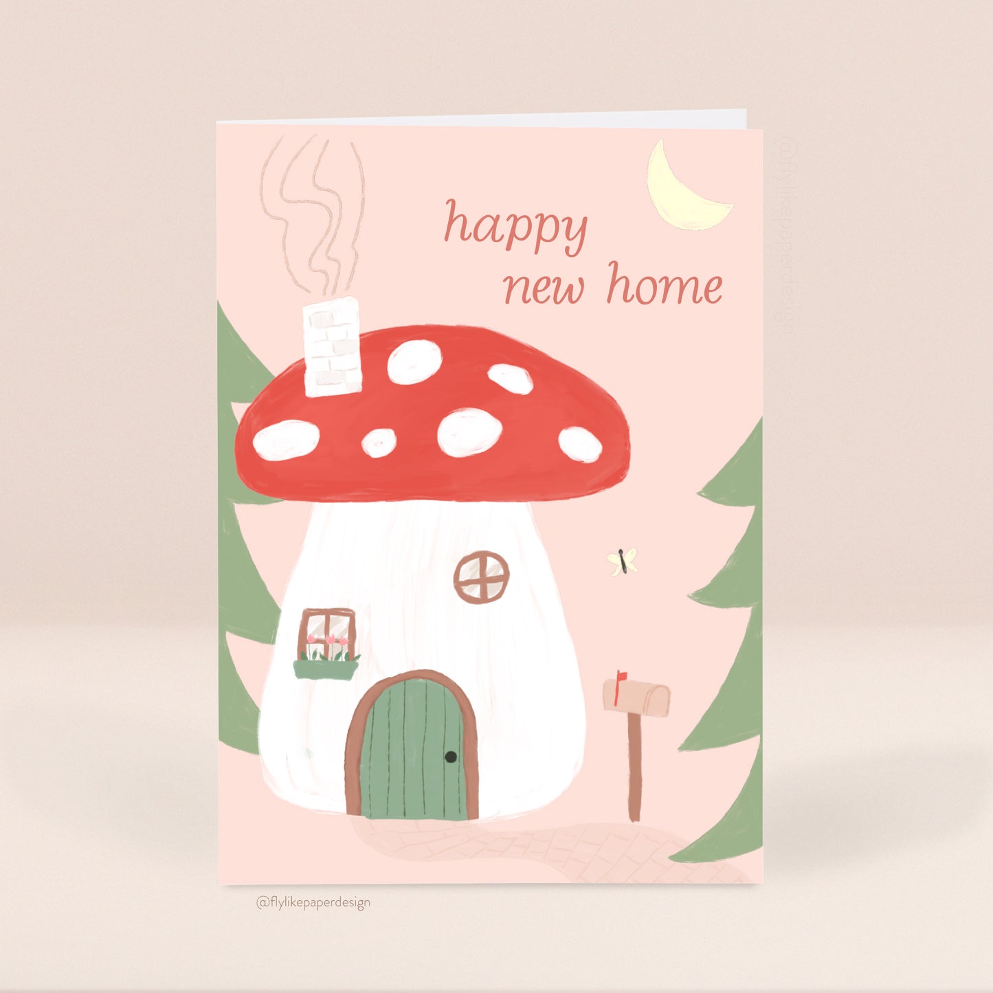 Mushroom New Home Card
