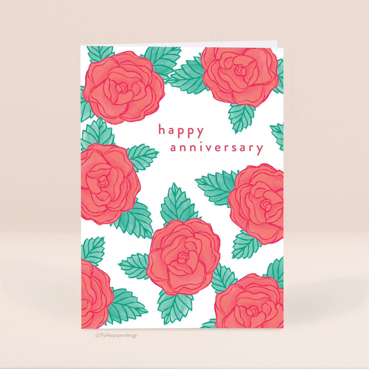 Anniversary Roses Card