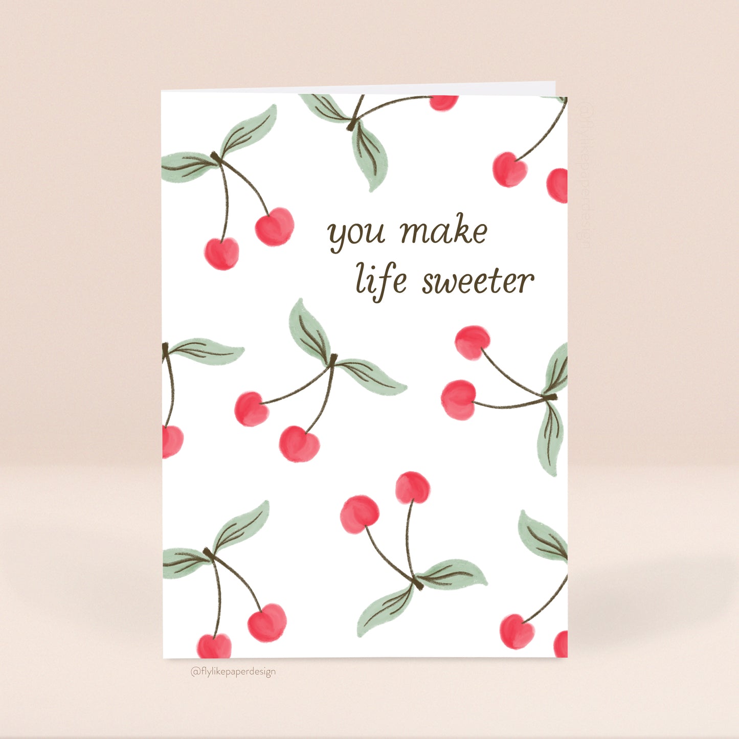 Cherry Love Card