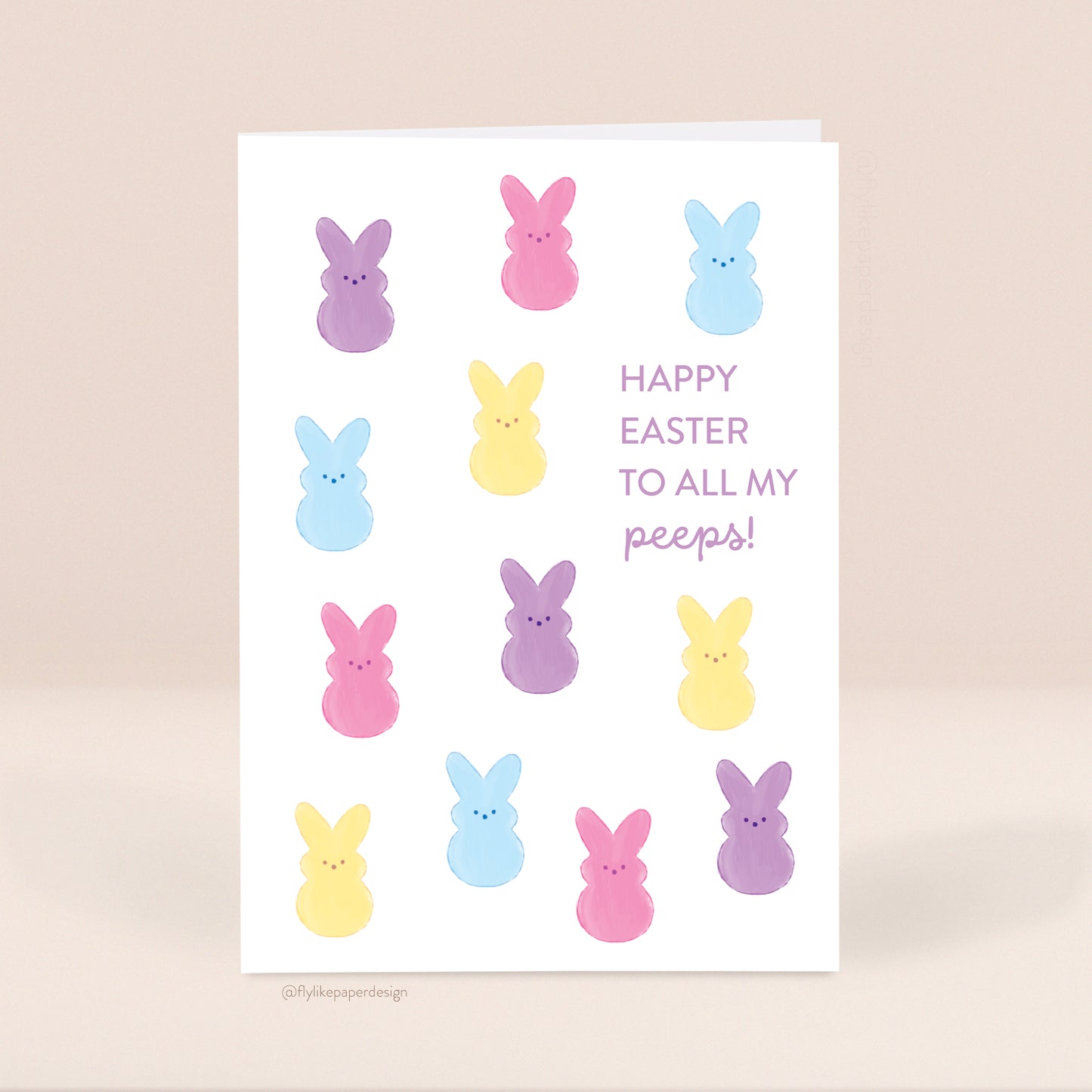 My Peeps Easter Card