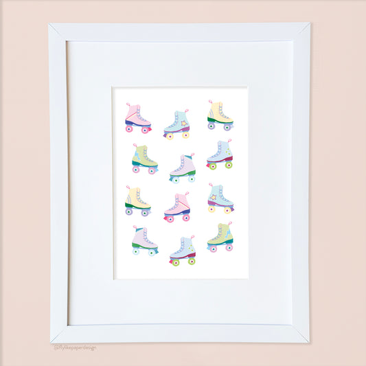 Rollerskate Print