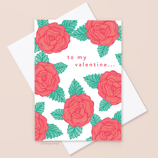 Roses Valentine Card