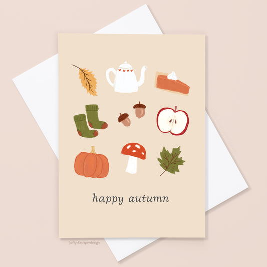 Happy Autumn Fall Card