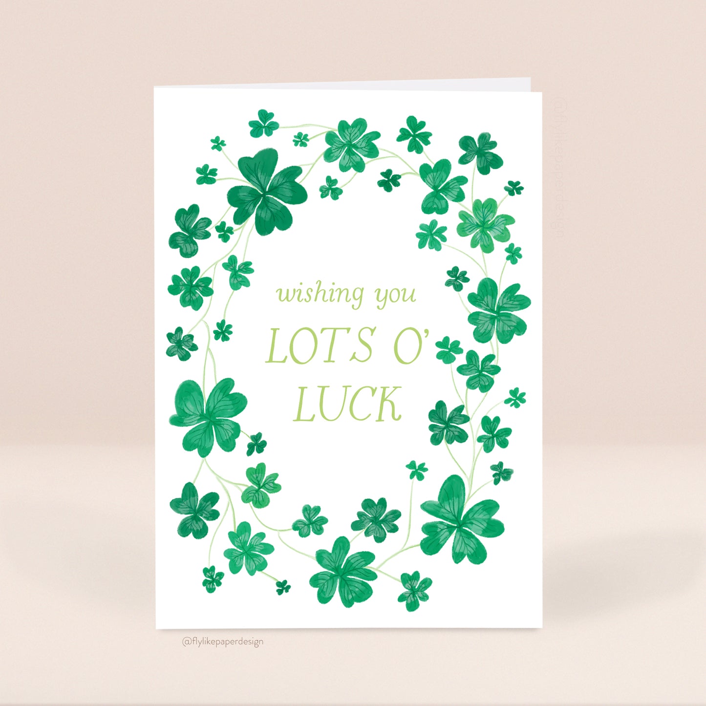 Wishing You Lots O' Luck St. Patrick's Day Card