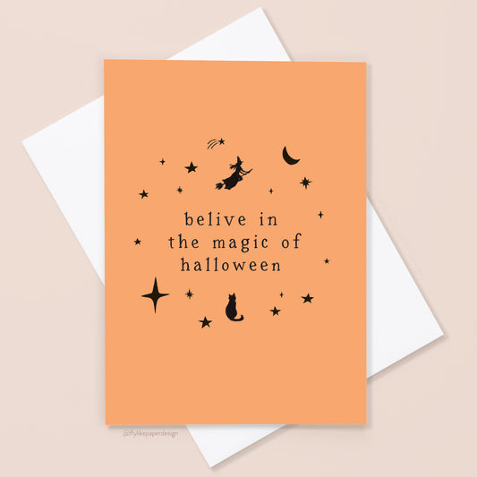 Magic of Halloween Card