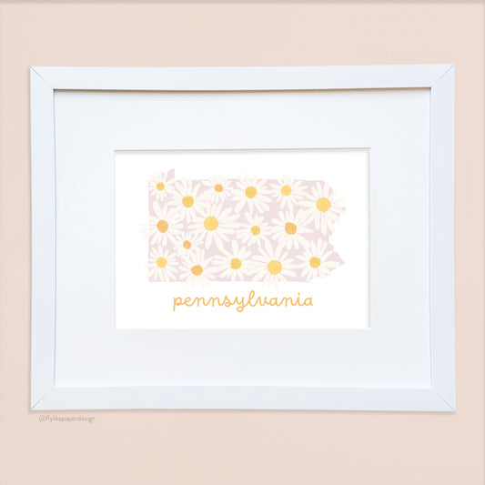 Pennsylvania Daises Print